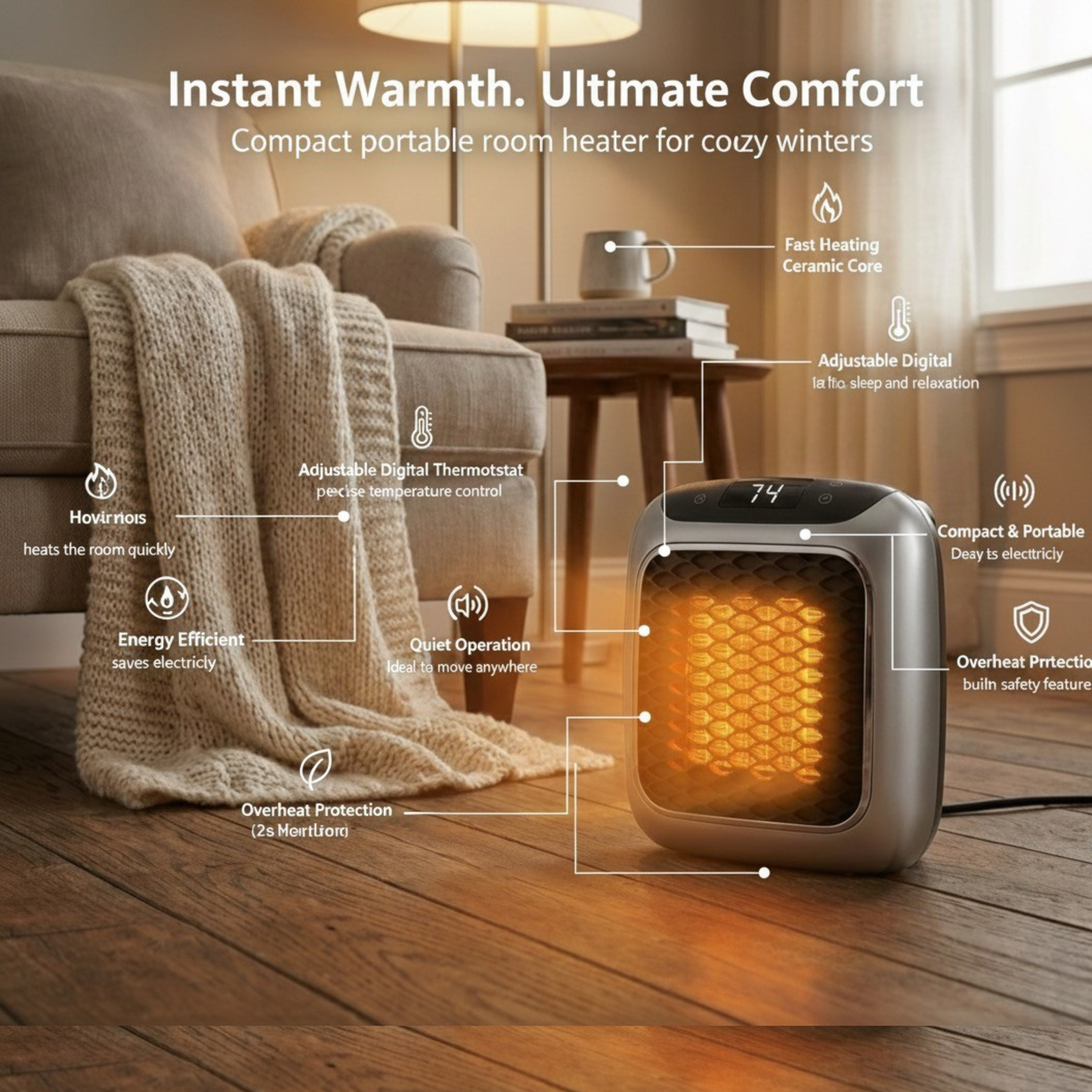 PORTABLE ROOM HEATER